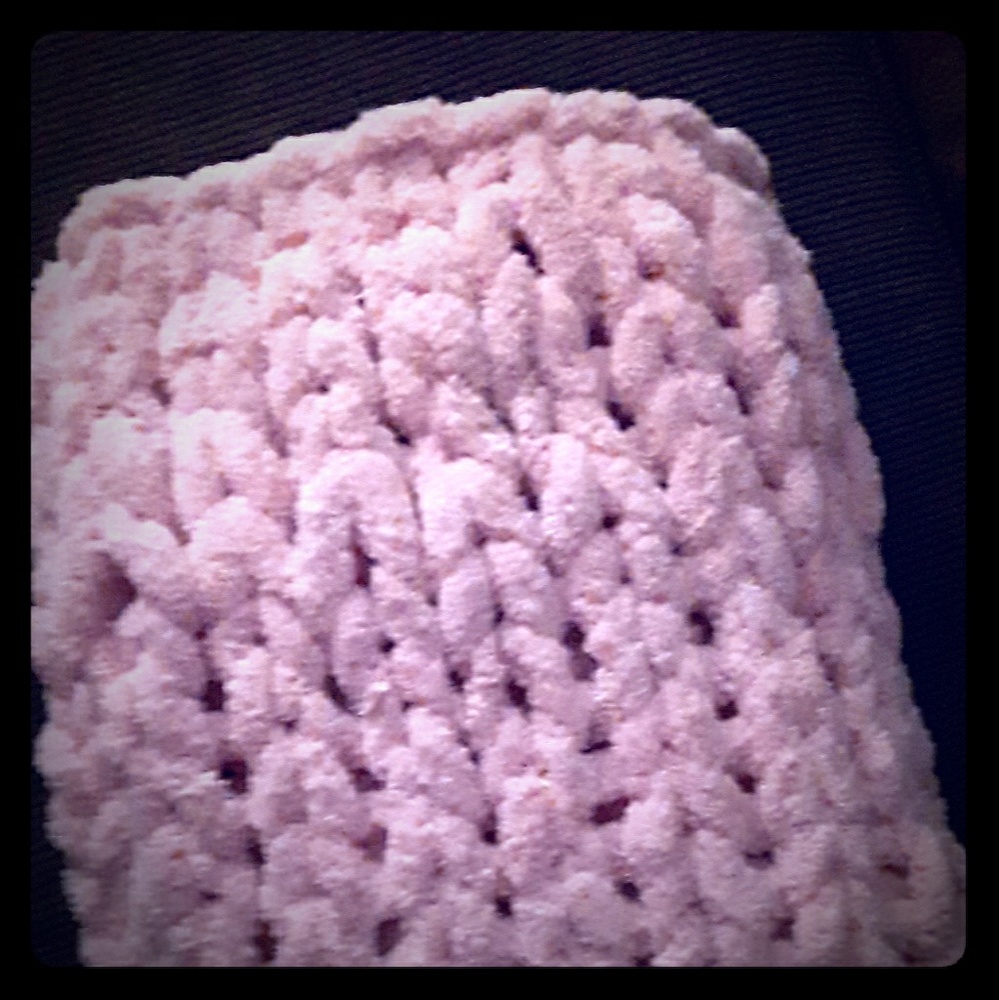 Handmade chenille blankets